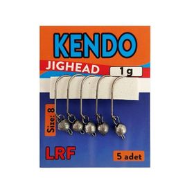 Kendo Head Kırmızı İğneli 4 Adet No: 10 2 gr Hareketli Lrf Jig