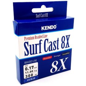 Kendo Ice Blue 0.17 mm Surf Cast 8x Fıghtıng 300 mt Örgü İp