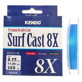 Kendo Ice Blue 0.17 mm Surf Cast 8x Fıghtıng 300 mt Örgü İp