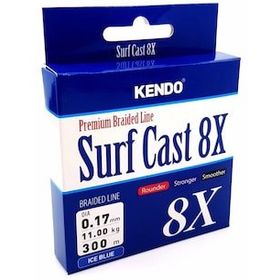 Kendo Ice Blue 0,13 mm Surf Cast 8x Fıghtıng 300 mt Örgü İp