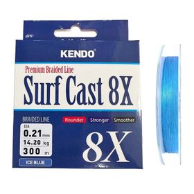 Kendo Ice Blue 0,21 mm Surf Cast 8x Fıghtıng 300 mt Örgü İp