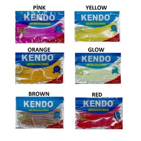 Kendo Kokulu 15 Adet Brown 10 cm Lrf Silicones Worm