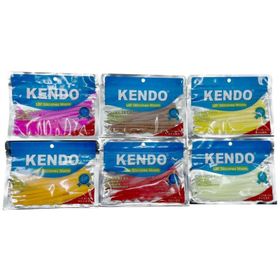 Kendo LRF Silikon Yem Aromalı Boru Kurdu 10 cm Worm Solucan