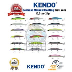 Kendo Seabass Minnow 12.5 cm 21 gr Floatıng Suni Yem