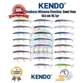Kendo Seabass Minnow 14.5 cm 19.7 gr Floatıng Suni Yem