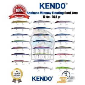 Kendo Seabass Minnow 17 cm 26.8 gr Floatıng Suni Yem
