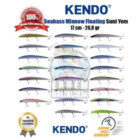 Kendo Seabass Minnow 17 cm 26.8 gr Floatıng Suni Yem