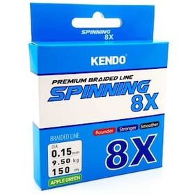 Kendo Spinning 8X Fighting 150 m 0.13 mm Elma Yeşili Örgü İp Misina