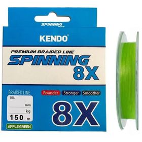 Kendo Spinning 8X Fighting 150 m 0.13 mm Elma Yeşili Örgü İp Misina