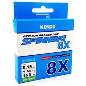 Kendo Spinning 8X Fighting 150 m 0.21 mm Elma Yeşili Örgü İp Misina