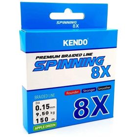 Kendo Spinning 8X Fighting 150 m 0.21 mm Elma Yeşili Örgü İp Misina
