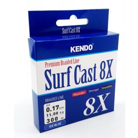 Kendo Surf Cast 8X Fighting Ice Blue 0.15 mm 300 mt Örgü İp