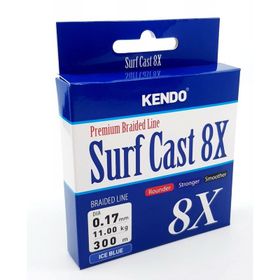 Kendo Surf Cast 8X Fighting Ice Blue 0.15 mm 300 mt Örgü İp