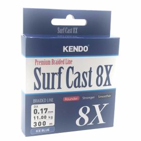 Kendo Surf Cast 8X Fighting Ice Blue 0.15 mm 300 mt Örgü İp