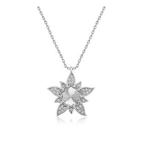KENPAZAR 925 Ayar Lotus Çiçeği Kadın Gümüş Kolye