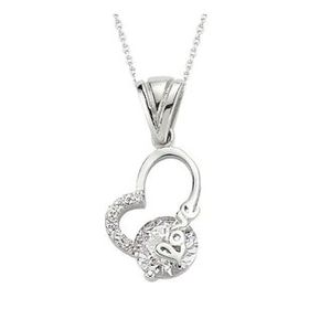 KENPAZAR 925 Ayar Love Yazılı Kalp Kadın Gümüş Kolye