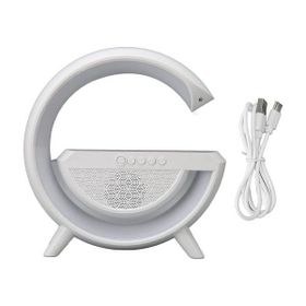 Kensa Beyaz BT-2301 15W Wireless Kablosuz Şarj Destekli Radyolu Bluetooth Hoparlör