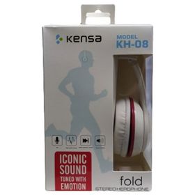 Kensa KH-08 Kablolu Beyaz Kulaküstü Kulaklık