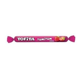 Kent Tofita 6,7 gr Yumiyum Çilek Şeker Sakız (120 adet)