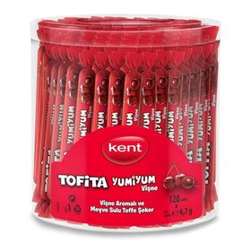 Kent Tofita Yumiyum Vişne 6,7 gram Şeker