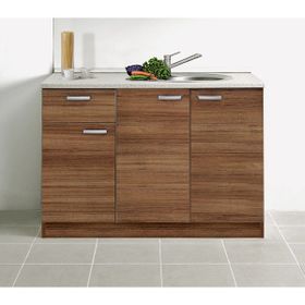 Kenyap 801946 Sky Alt Mutfak Dolabı Teak