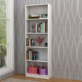 Kenyap 805395 Beyaz Beş Raflı Kitaplık
