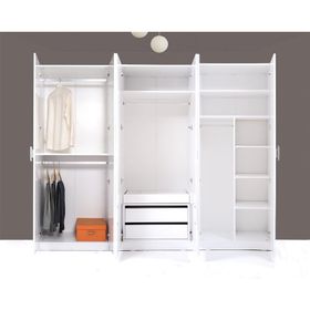 Kenyap Plus 812515 6 Kapılı 3 Çekmeceli Gardırop