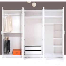 Kenyap Plus 812515 6 Kapılı 3 Çekmeceli Gardırop