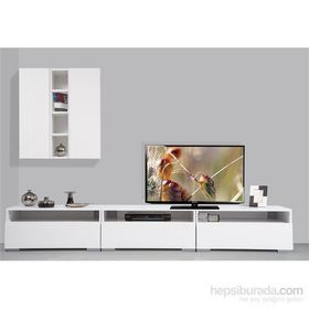 Kenyap Plus 814106 Diamond Beyaz TV Ünitesi