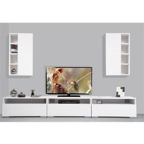 Kenyap Plus 814144 Diamond Beyaz TV Ünitesi