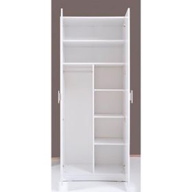 Kenyap Plus Stella 812423 Parlak Beyaz Gardırop