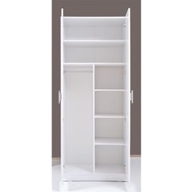 Kenyap Plus Stella 812423 Parlak Beyaz Gardırop