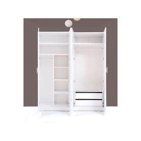 Kenyap Plus Stella 812492 Parlak Beyaz Gardırop