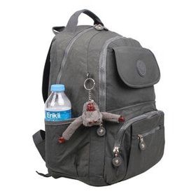 Kenyon Cox 8866 Gri Klinkır Aksesuarlı Kumaş Unisex Sırt Çantası