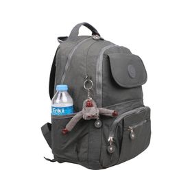 Kenyon Cox 8866 Gri Klinkır Aksesuarlı Kumaş Unisex Sırt Çantası