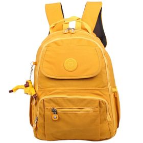 Kenyon Cox 8866 Sarı Klinkır Aksesuarlı Kumaş Unisex Sırt Çantası