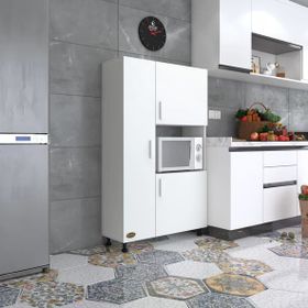 Kenzlife Alpkuntsağ Beyaz 148x90x30 Ayaklı Mikroalga Midi Fırın Mutfak Mini Fırın Dolabı