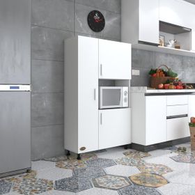 Kenzlife Alpkuntsağ Beyaz 148x90x30 Ayaklı Mikroalga Midi Fırın Mutfak Mini Fırın Dolabı