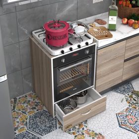 Kenzlife Argon Ankastre Modülü Kabini Fırın Ocak Mutfak Dolabı