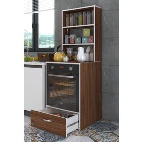 Kenzlife Aybirgen Ceviz 165x60x56 Mutfak Dolabı