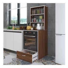 Kenzlife Aybirgen Ceviz 165x60x56 Mutfak Dolabı