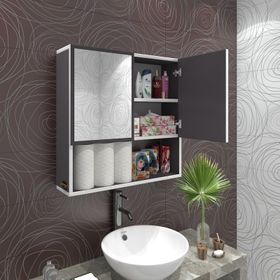 Kenzlife Aynalı Çehov Banyo Ecza Dolabı