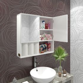 Kenzlife Aynalı Çehov Banyo Ecza Dolabı