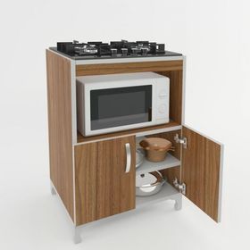 Kenzlife Bade Ceviz 85x60x57 cm Mutfak Dolabı