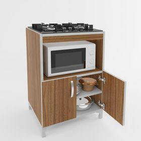 Kenzlife Bade Ceviz 85x60x57 cm Mutfak Dolabı