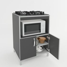 Kenzlife Bade Gri 85x60x57 cm Mutfak Dolabı