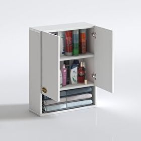 Kenzlife Bakunin Beyaz 60x40x20 Banyo Dolabı