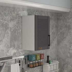 Kenzlife Bamya 90 Gri Mod2 90x040x32 Mebran Kapak Suntalam Gövde Hazır Mutfak Dolabı
