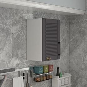 Kenzlife Bamya 90 Gri Mod2 90x040x32 Mebran Kapak Suntalam Gövde Hazır Mutfak Dolabı