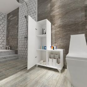 Kenzlife Banyo Dolabı Gale Byz Hazır Mutfak Ofis Kiler Kitaplık Ayakkabılık